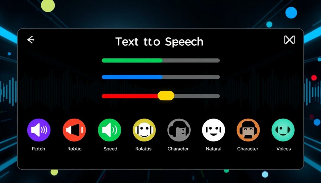 voice customization options in TTS Maker